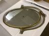 Antique Aluminum Glamorous Decorative Mirror on Stand 15.5 in. W x 21 in. H - Thumbnail 3