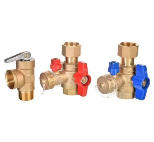 Rheem Brass Service Valves for Tankless Water Heaters - Lot 733JF