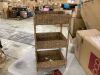 3-Tier Water Hyacinth Rolling Utility Cart w/ Weaved Baskets - Thumbnail 6
