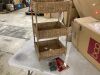 3-Tier Water Hyacinth Rolling Utility Cart w/ Weaved Baskets - Thumbnail 7