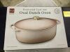Oval Cast-Iron Dutch Oven Kitchen Cookware w/ Enamel - 7.5qt - Thumbnail 7