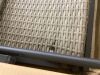 Set of 2 Stackable Wicker Chairs w/ Armrests, Steel Accent Furniture - Thumbnail 3