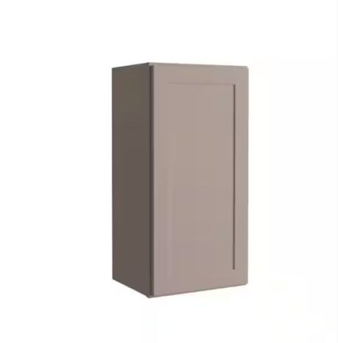 Hampton Bay Courtland 15 in. W x 12 in. D x 30 in. H Assembled Shaker Wall Kitchen Cabinet in Sterling Gray - Lot 331JF