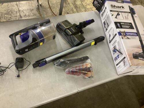 Shark Pet Bagless Cordless Washable Filter Stick Vacuum, XL Dust Cup, LED Lights, Removable Handheld, 40min Runtime in Gray - Lot 426JF