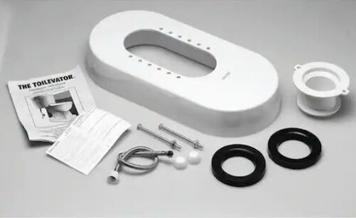 11-1/2 in. W x 23 in. L x 3-1/2 in. H Toilet Riser in White, 500 lbs. Capacity - Lot 522JF