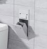 Simple Project 8 in. W x 20 in. H x 5.5 in. D. Recessed Waterproof Stainless Steel Bathroom Niche with Built-in Trash Can - Thumbnail 1