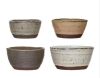 Storied Home 4.5 in. 7.94 fl. oz. Multi-Colored Stoneware Serving Bowls with Reactive Glaze Finish (Set of 4) - Thumbnail 1