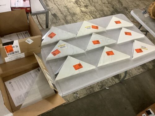 Lot of (11) FlexStone 15" Corner Shelf Niche - Lot 720JF