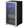Vissani 17.5 in. Single Zone 24-Bottle or 117-Can Freestanding Beverage and Wine Cooler in Stainless Steel - Thumbnail 1