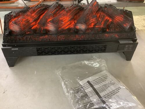 23 in. Electric Fireplace Logs with Remote Control - Lot 217JF