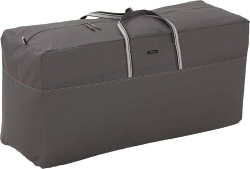 Classic Accessories Ravenna Water-Resistant 60 Inch Patio Cushion and Cover Storage Bag - Lot 620JF