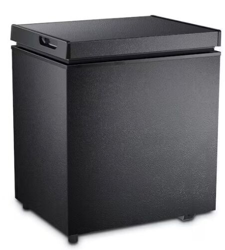 Garage Ready 20.67 in. 1.8 cu. ft. Manual Defrost Chest Freezer with Temperature Alarm in Black - Lot 34JF