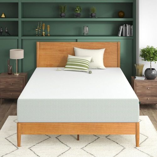 ZINUS 12 Inch Green Tea Memory Foam Mattress, Queen - Lot 35JF