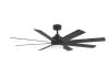 Home Decorators Collection Celene II 62 in. Indoor/Outdoor Matte Black DC Motor Ceiling Fan with Adjustable White Integrated LED w/ Remote Included - Thumbnail 1