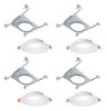 HALO 6 in. RLDM Regressed Canless Downlight with Mounting Frame (4-Pack) - Thumbnail 1