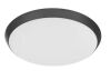 Commercial Electric 15 in. Matte Black Motion Sensor Integrated LED Dimmable Selectable CCT Flush Mount Indoor Ceiling Light - Thumbnail 1