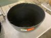 Lot of (2) Decatur Large Black Resin Lightweight Round Planter with Optional Drainage Holes (22 in. L x 22 in. W x 15.75 in. H) - Thumbnail 4