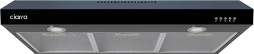 CIARRA Black Range Hood 30 inch Under Cabinet Ductless Ducted Convertible - Lot 419JF