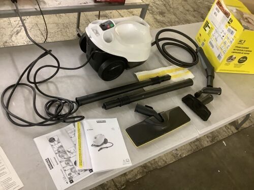 Karcher SC 3-Portable Multi-Purpose Corded Steam Cleaner Hand and Floor Attachments - Lot 501JF