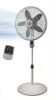 Lasko 18 in. 3 Speed Pedestal Fan for Home in White with 90° Oscillation, Adjustable Height, 4-Hour Timer and Remote Control - Thumbnail 1