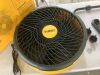 DEWALT 18 in. 20V Cordless AC/DC Hybrid 3-Speed Drum Yellow Fan with Adapter Cord (Tool Only) - Thumbnail 4