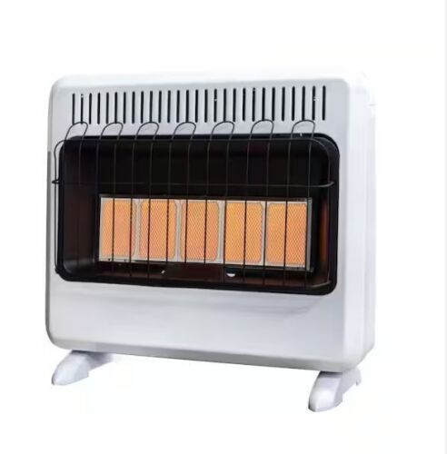 Mr. Heater 30,000 BTU Vent Free Radiant Natural Gas or Propane Dual Fuel Space Heater - Lot 48JF