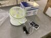 Rechargeable Folding Fan with LED Light - Thumbnail 2