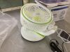 Rechargeable Folding Fan with LED Light - Thumbnail 3