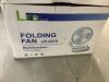 Rechargeable Folding Fan with LED Light - Thumbnail 7