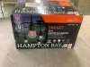 Hampton Bay Smart Black 12-Light 24 ft. Indoor/Outdoor Plug-in Integrated LED RGBW String Light with Party Mode Powered by Hubspace - Thumbnail 2
