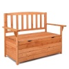 Wooden Storage Bench - Thumbnail 1