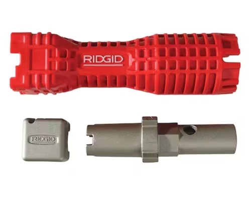 RIGID EZ Change Plumbing Wrench Faucet Installation and Removal Tool - Lot 746JF