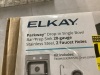 Elkay Parkway 15 in. Drop-in Single Bowl 20-Gauge Stainless Steel Sink w/ Faucet - Missing Strainer - Thumbnail 6