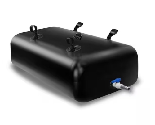 240L/63Gal. Foldable Water Bladder, Storage Container-Portable RV Water Tank, 1000D PVC Collapsible Soft Water Bag - Lot 544JF
