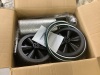 Vevor Hose Reel Cart Hold Up to 250 ft. of 5/8 in. Hose, Garden Water Hose Carts Mobile Tools with 4 Wheels - Thumbnail 2