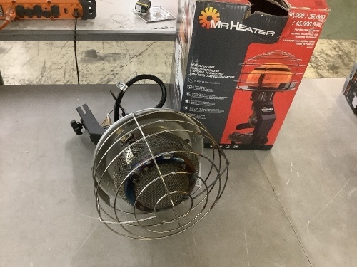 Mr. Heater Tank Top 45,000 BTU 540° Radiant Propane Outdoor Space Heater - Lot 243JF