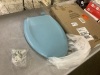 Soft Close Elongated Plastic Closed Front Toilet Seat in Twilight Blue - Thumbnail 2