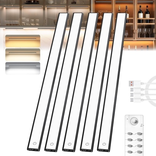 LED Wireless Motion Sensor Under Cabinet Lighting, 5 Pack - Lot 261