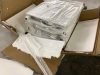 White Night Stand with Fabric Drawer - Thumbnail 4