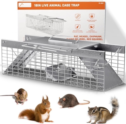HOMESTEAD Live Animal Trap, 18"x5"x5", 2 Doors - Lot 682
