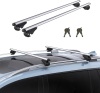 Roof Rack Cross Bars with 4 Anti-Theft Locks, Fit Most Raised Side Rails Vehicles/SUVs - Thumbnail 1