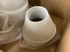 White Flower Buckets for Cut Flowers with Base, 12 Pack - Thumbnail 4