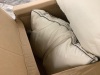 Lot of (2) Goose Feather & Down Pillows - Thumbnail 2