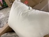 Lot of (2) Goose Feather & Down Pillows - Thumbnail 3