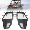 KEMIMOTO Upgraded Zipper Soft Doors for Polaris Ranger XP 1000 2017-2025, Ranger 1000 2020-2025 - Thumbnail 1