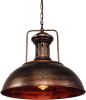 Industrial Nautical Barn Pendant Light Single with Rustic Dome Bowl Shape - Thumbnail 1