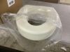 HealthSmart Enhanced Comfort 5" Raised (Round) Toilet Seat Riser - Thumbnail 2