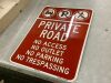 Private Road Sign, 24" x 18" - Thumbnail 2