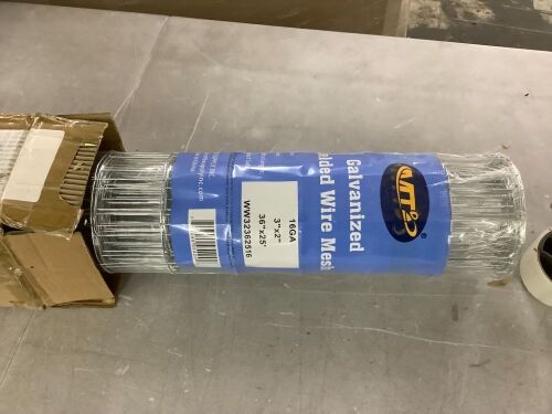 MTB Galvanized Welded Wire Mesh, 36" x 25' - Lot 380