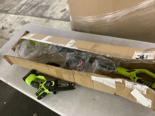 2-IN-1 Cordless Pole Saw & Mini Chainsaw - Lot 580